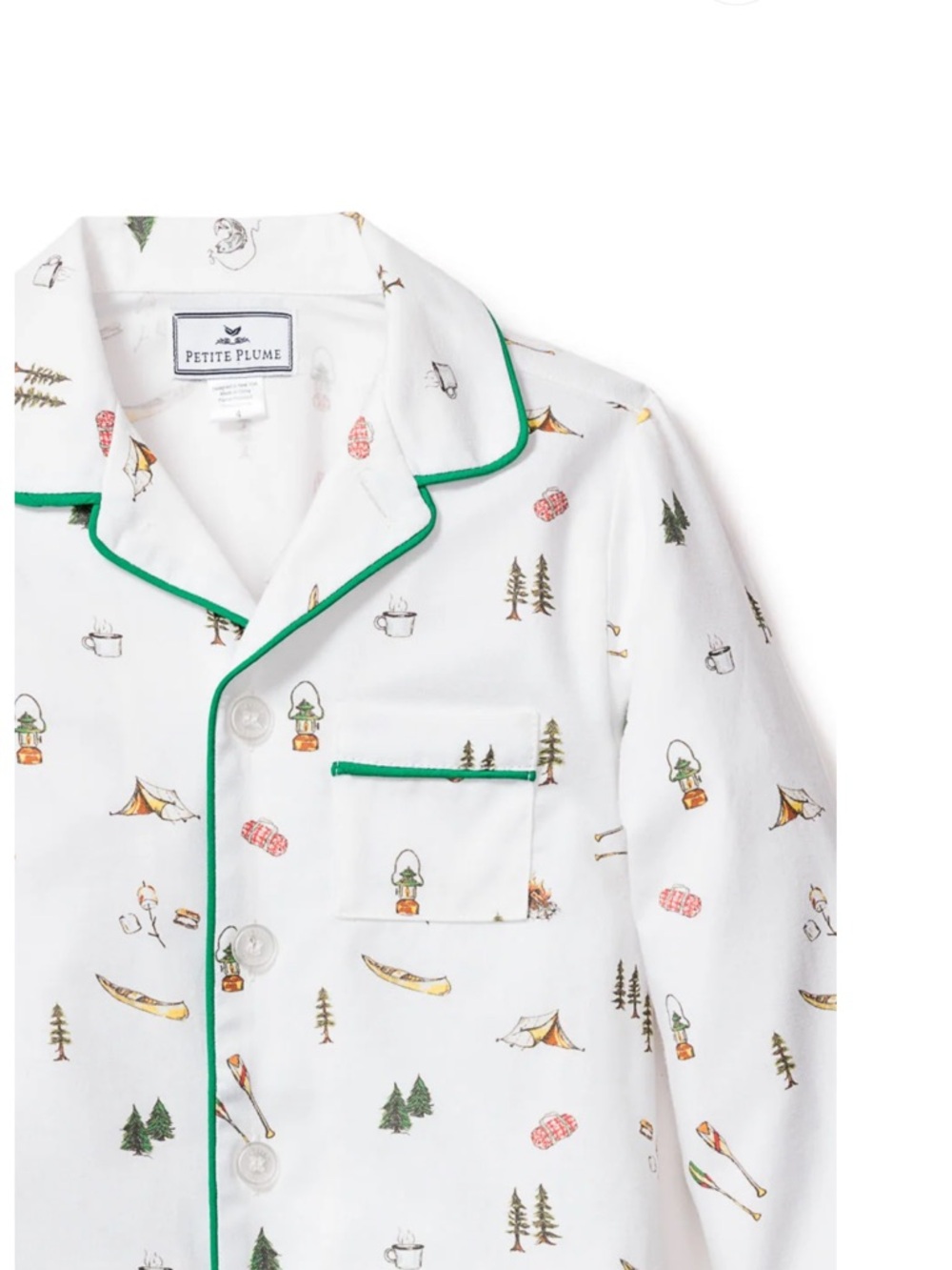 Petite Plume  The Great Outdoors kids pajama top size 6